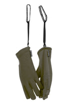 MAIUM Gloves army green made of recycled polyester for women | Sophie Stone