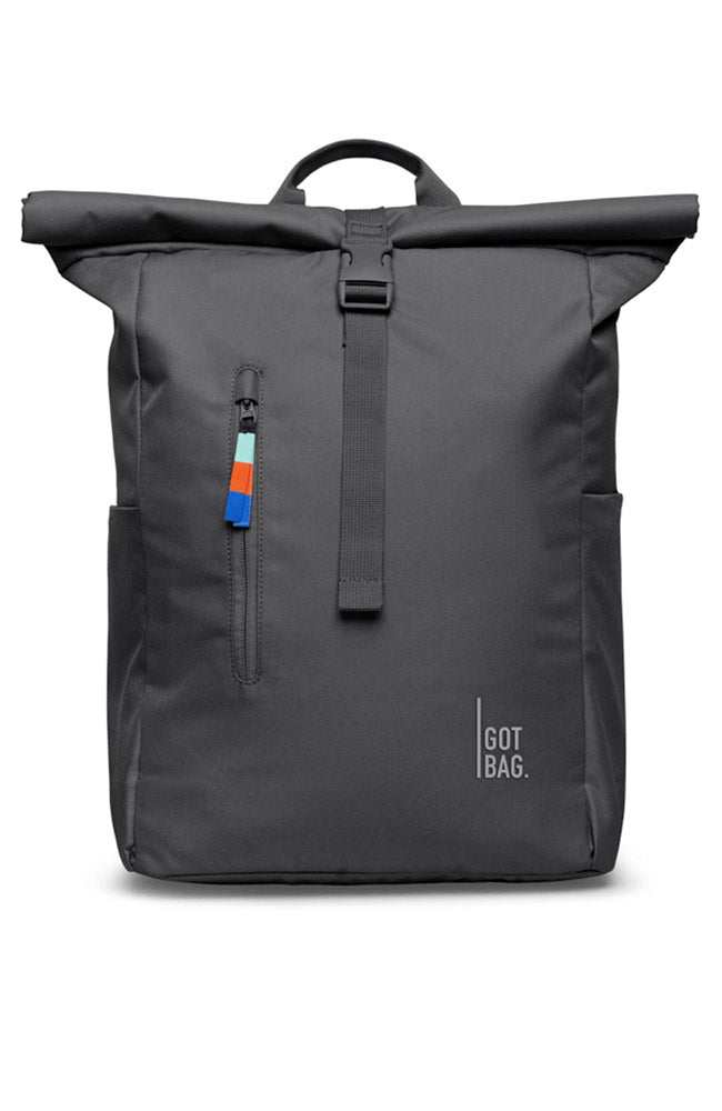 GOT BAG Rolltop Easy Rucksack, grau, aus Ozeanplastik, unisex | Sophie Stone
