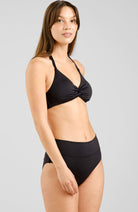 Dedicated Bikini Top Gullholma black bikini top made of recycled polyester women | Sophie Stone