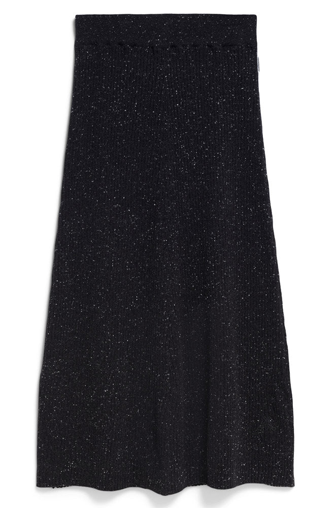 ARMEDANGELS Hanaa tweed rok black van biologisch katoen & bio wol dames | Sophie Stone