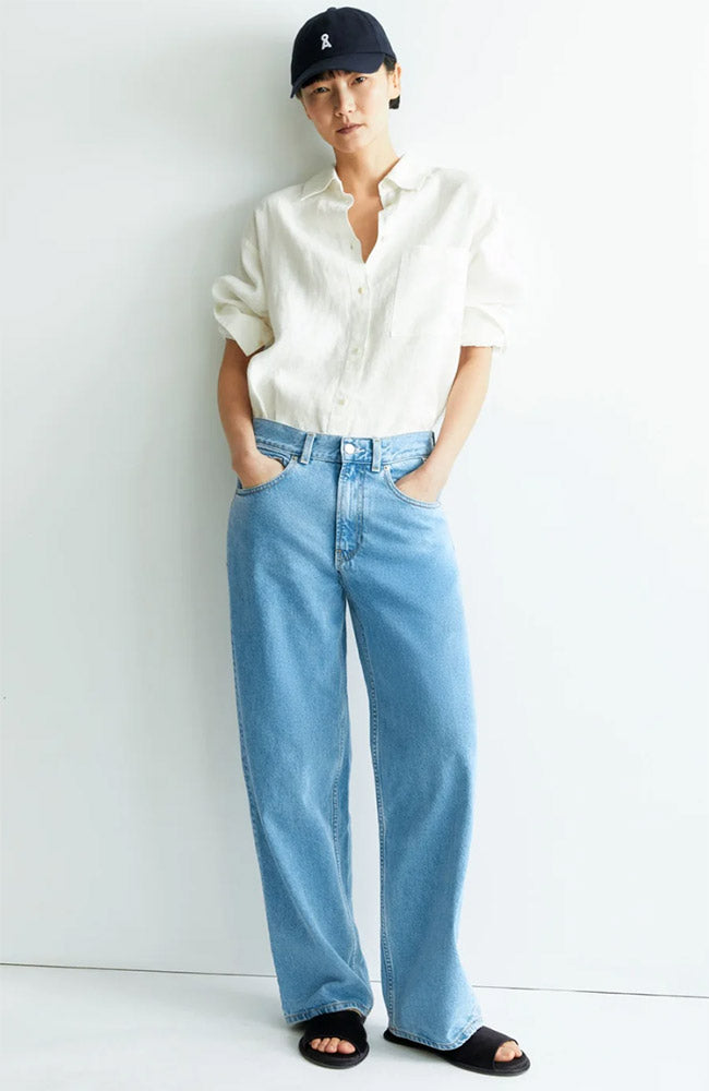 ARMEDANGELS Haayi jeans horizon baggy 100% gerecycled katoen dames | Sophie Stone