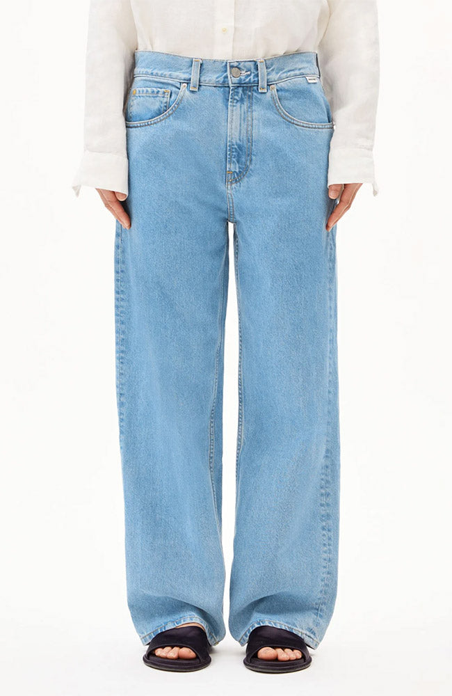 ARMEDANGELS Haayi jeans horizon baggy 100% gerecycled katoen voor dames | Sophie Stone
