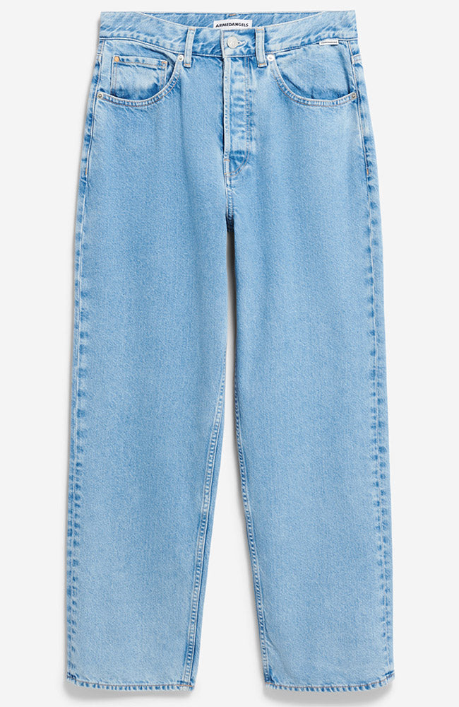 ARMEDANGELS Haayi jeans blauw horizon baggy gerecycled katoen vrouw | Sophie Stone