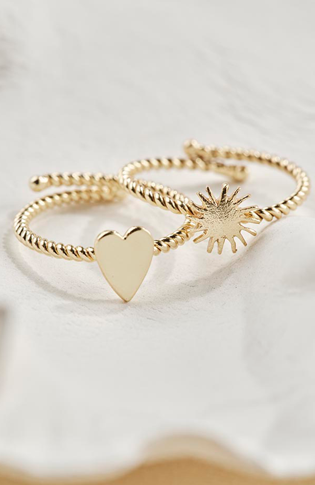 A Beautiful Story Honorable zon ring verguld goud vrouw | Sophie Stone