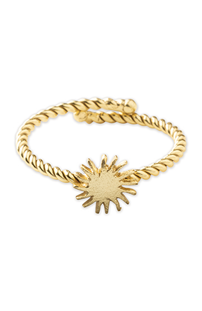 A Beautiful Story Honorable zon ring verguld goud dames | Sophie Stone