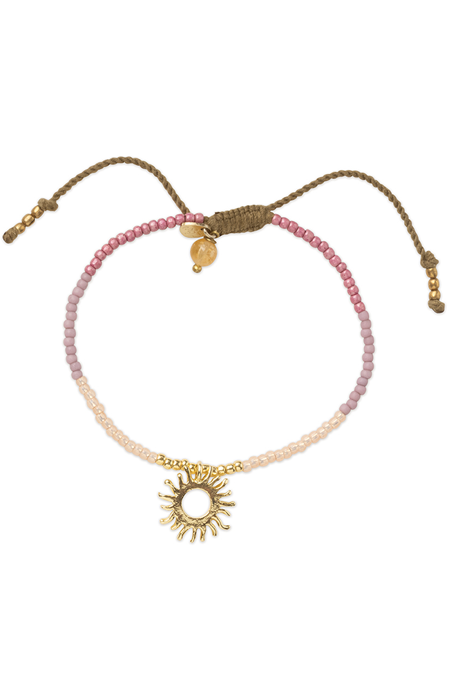 A Beautiful Story Hoping armband citrien gold messing dames | Sophie Stone