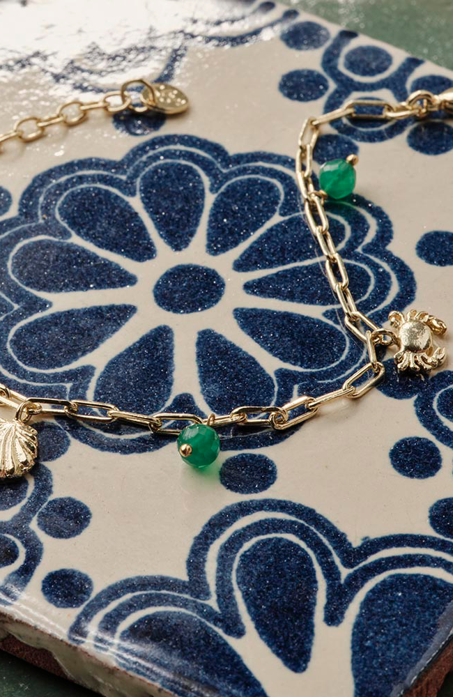 A Beautiful Story Imaginary bracelet aventurijn messing dames | Sophie Stone