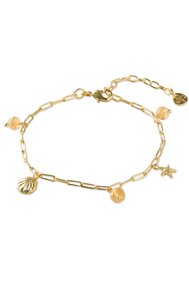 A Beautiful Story Imaginary Armband Citrin Messing Damen | Sophie Stone