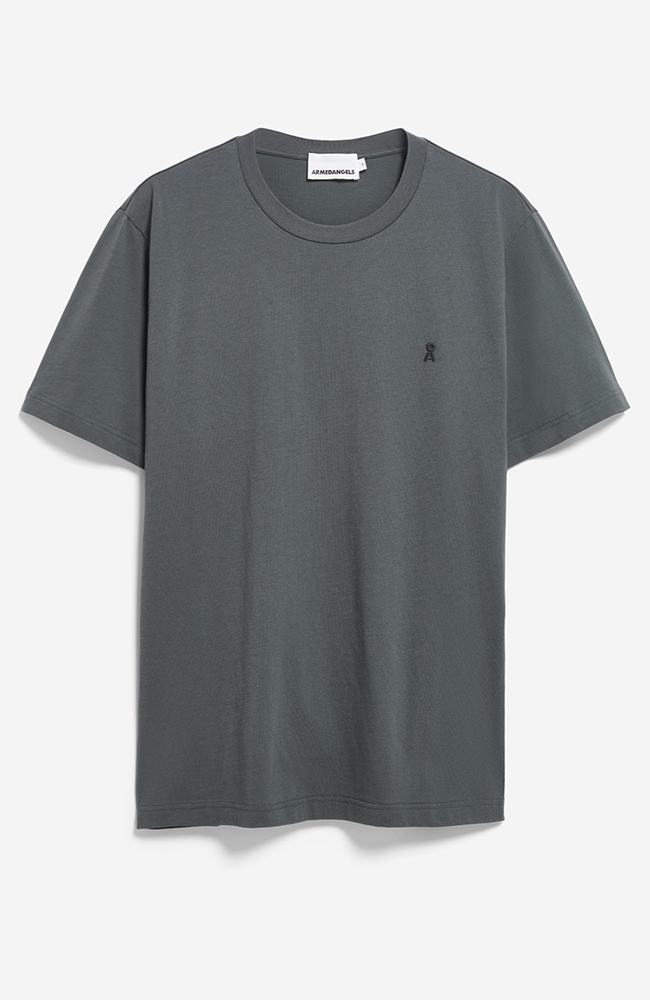 ARMEDANGELS Jaames grijs t-shirt van bio katoen heren | Sophie Stone