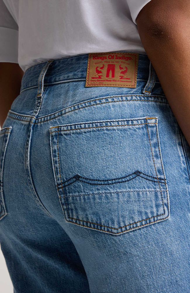 Kings of Indigo Jane Flare Jeans blau aus Bio-Baumwolle Damen | Sophie Stone