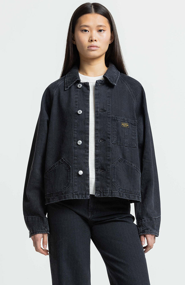 Kings of Indigo Jeena jack zwart 100% GOTS bio katoen vrouwen | Sophie Stone