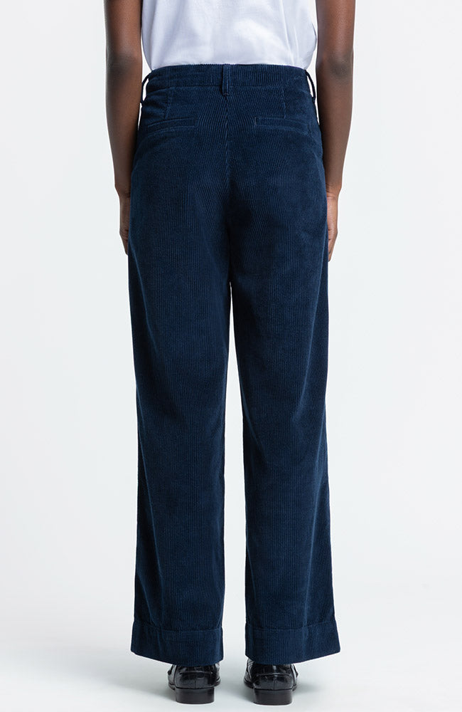 Kings of Indigo Kendy broek dress blues van 100% GOTS biologosch katoen dames | Sophie Stone