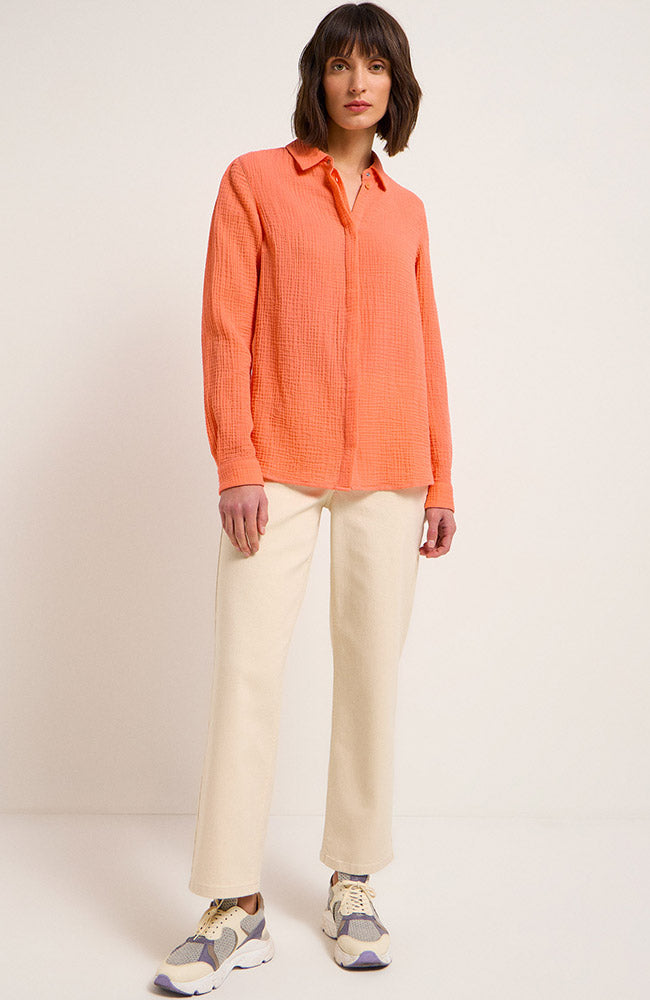 Lanius Blouse structure coral | Sophie Stone