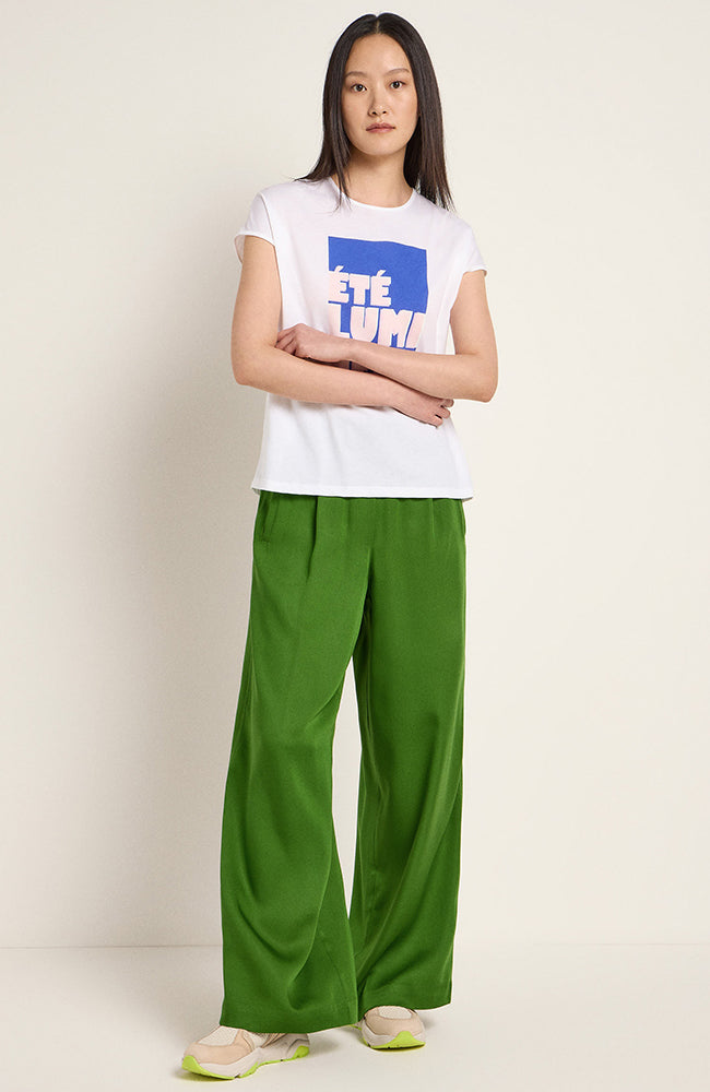 Lanius Eté t-shirt in organic cotton white | Sophie Stone