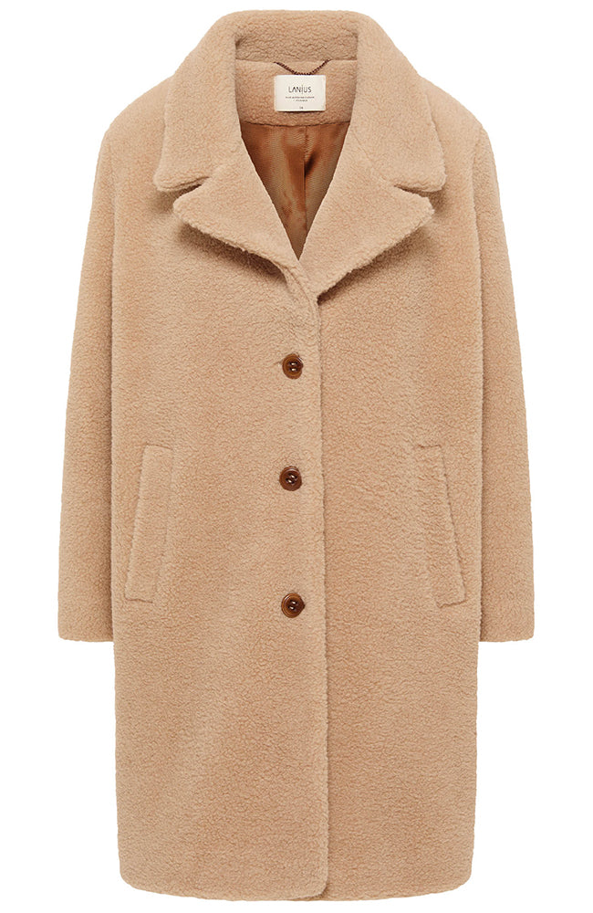 Lanius Teddy coat in beige | Sophie Stone