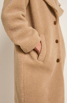 Lanius Teddy coat in beige for women | Sophie Stone