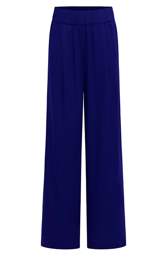 Lanius Hose mit weitem Bein blau aus TENCEL-Material | Sophie Stone