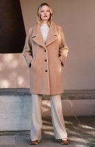 Lanius Teddy coat in beige | Sophie Stone