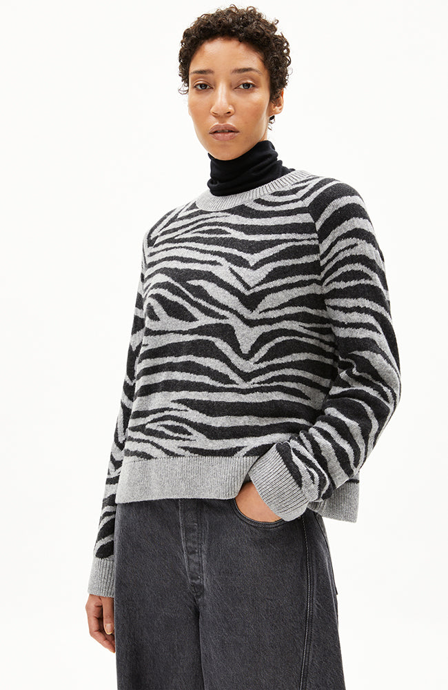 ARMEDANGELS Liliriaa Pullover silber melange Wolle Damen | Sophie Stone