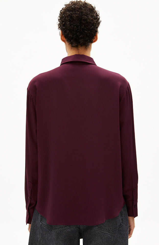 ARMEDANGELS Larisaana blouse red by Ecovero women | Sophie Stone