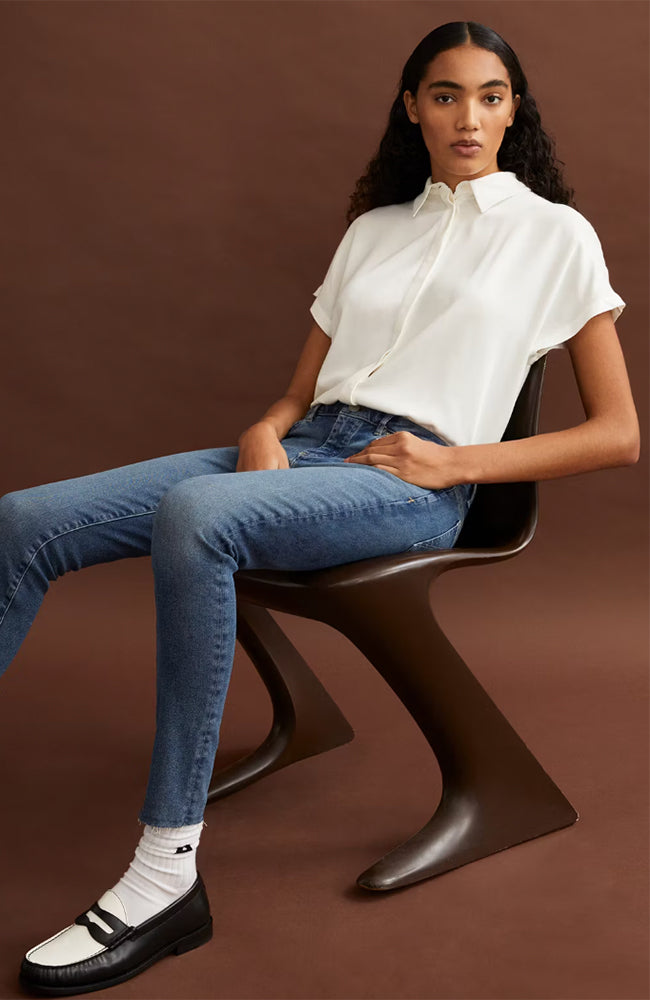 ARMEDANGELS Larisaana blouse white by Ecovero viscose ladies | Sophie Stone