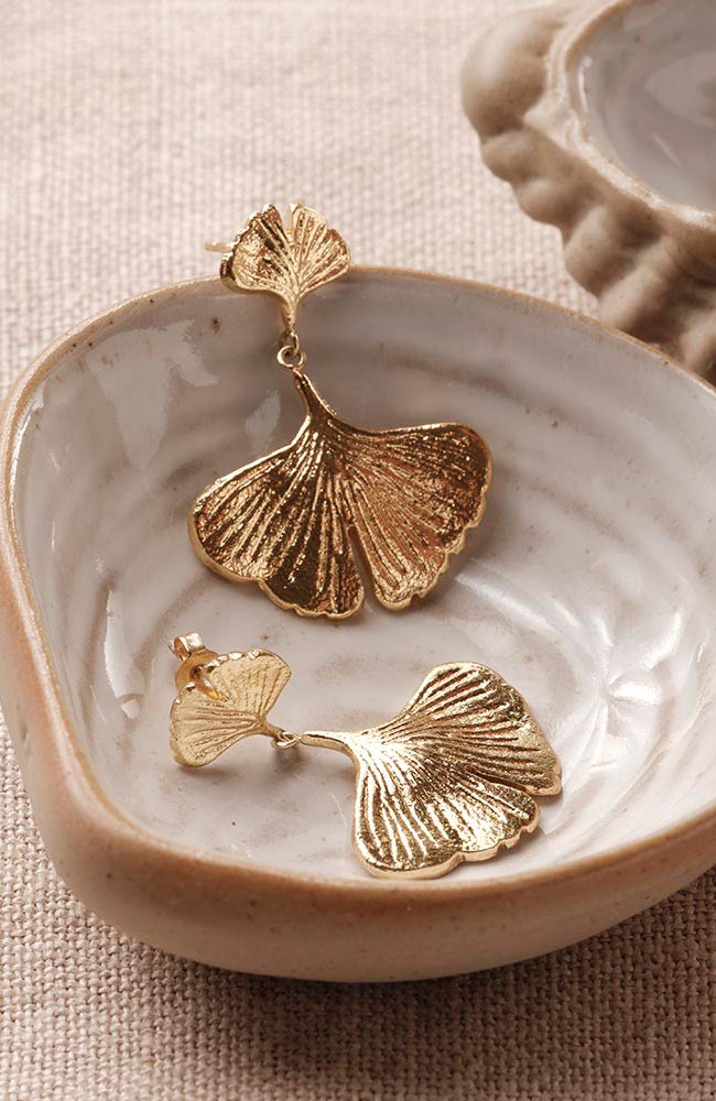 A Beautiful Story Longevity earrings goud messing dames | Sophie Stone