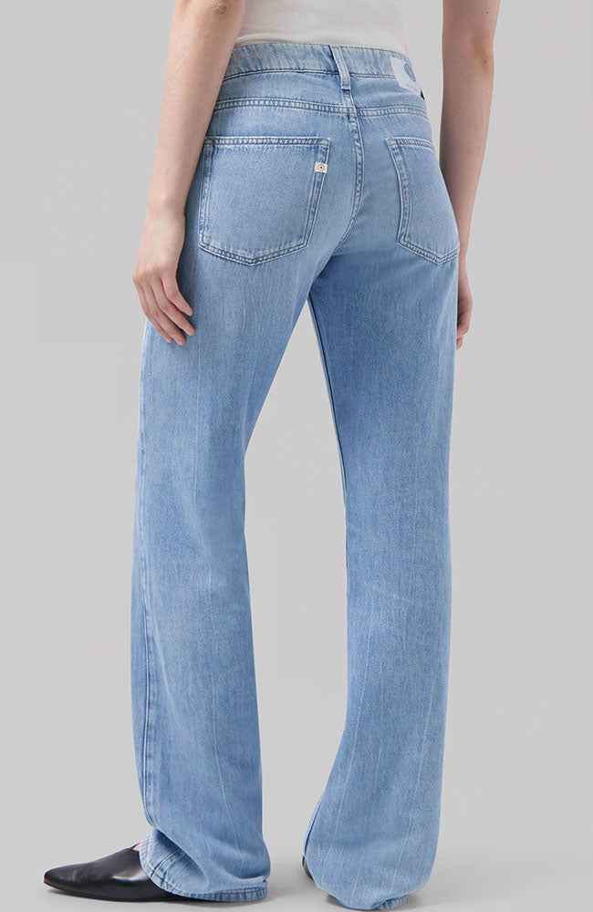 MUD jeans Loose Jamie Flow jeans Stone Vintage van katoen | Sophie Stone