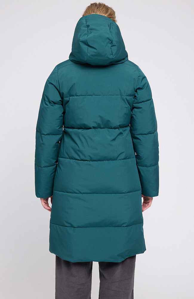 MAZINE Basic Puffer jas deep teal van GRS voor dames | Sophie Stone