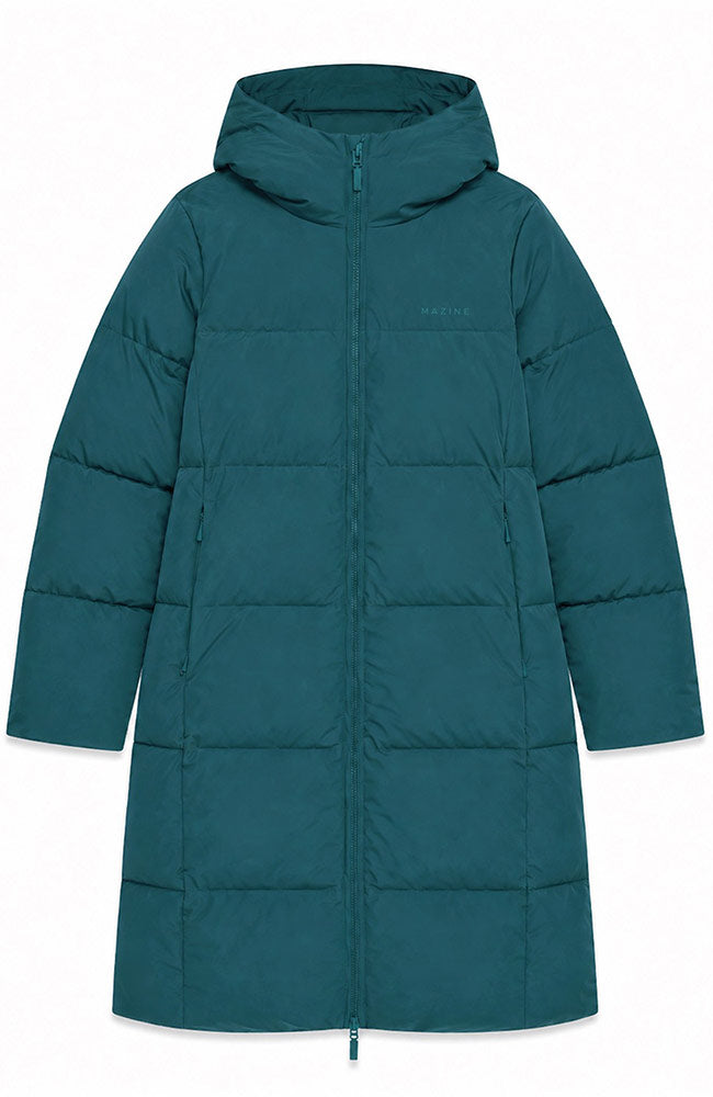 MAZINE Basic Puffer jas deep teal van GRS voor dames | Sophie Stone