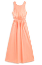 Ecoalf Galena dress soft coral in organic cotton | Sophie Stone