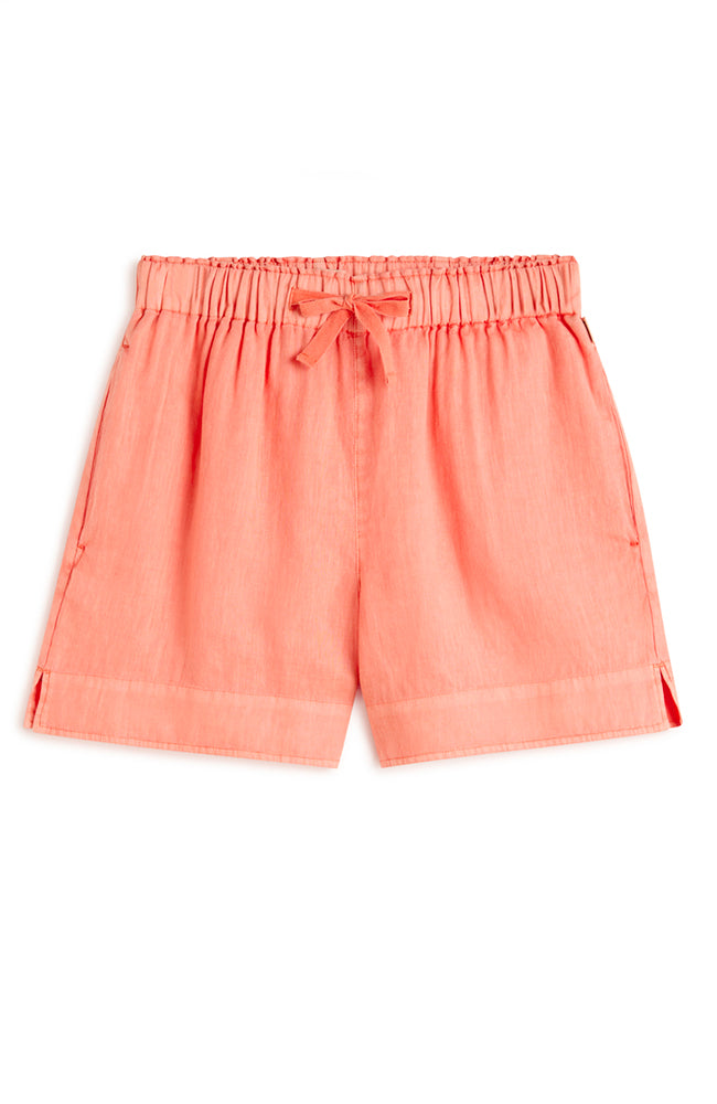 ECOALF Deva shorts papaya linen | Sophie Stone