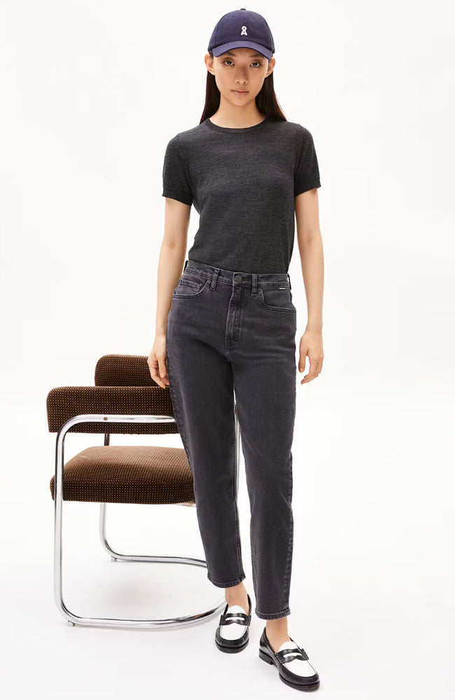 ARMEDANGELS Mairaa Mom jeans black for women | Sophie Stone