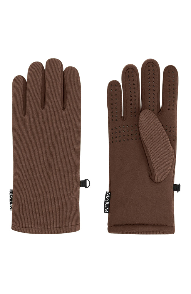MAIUM Handschoenen bruin van gerecycled polyester uniseks | Sophie Stone