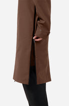 MAIUM Mac regenjas bruin van gerecycled polyester dames | Sophie Stone