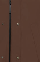 MAIUM Mac raincoat macassar brown van gerecycled polyester dames | Sophie Stone