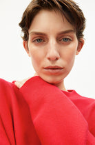ARMEDANGELS Merinaa Pullover kandierter Apfel rot Bio-Baumwolle Frauen | Sophie Stone