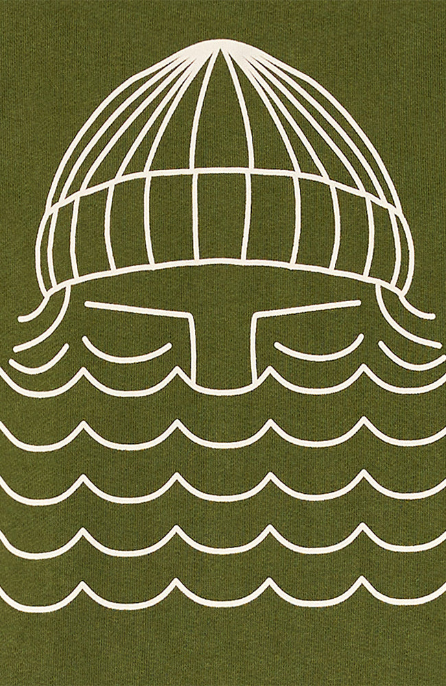 Bask in the Sun Olive the sea sweater made of organic cotton men | Sophie Stone