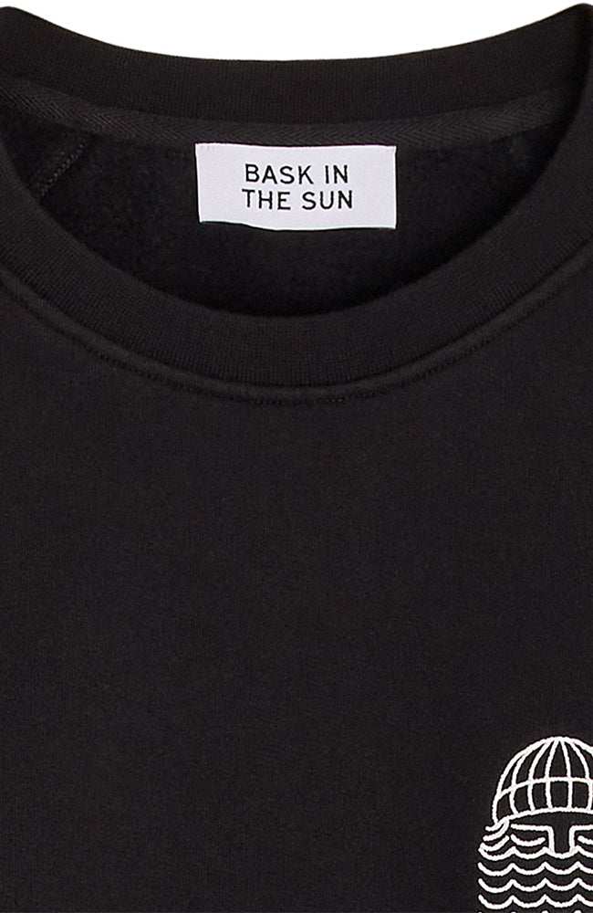 Bask in the Sun Black to the sea sweater made of organic cotton men | Sophie Stone