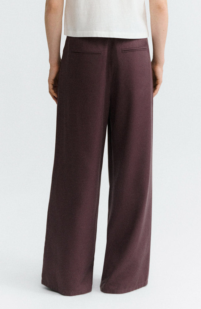 Thinking MU Molly broek dark wine van o.a. katoen voor vrouw | Sophie Stone