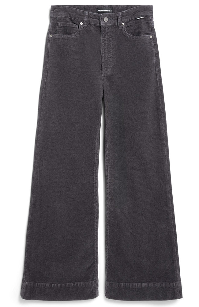 ARMEDANGELS Murliaa Cordhose dark steel Bio-Baumwolle für Frauen | Sophie Stone