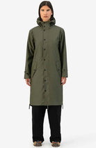 MAIUM woman raincoat Original army green from recycled polyester | Sophie Stone