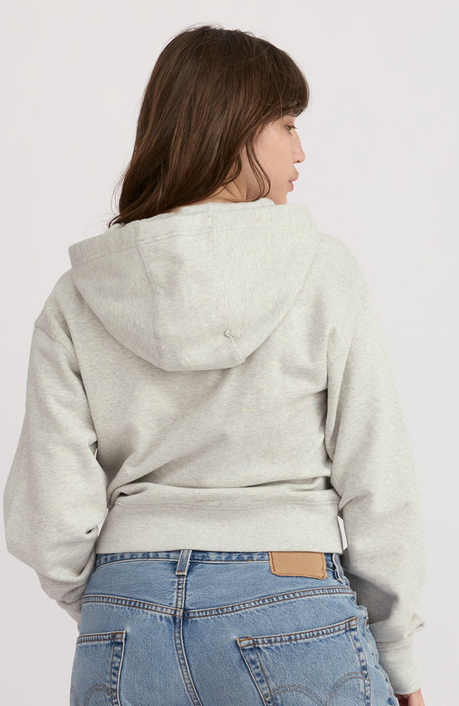 Organic Basics Weekend sweater grijs 100% biologisch katoen voor dames | Sophie Stone