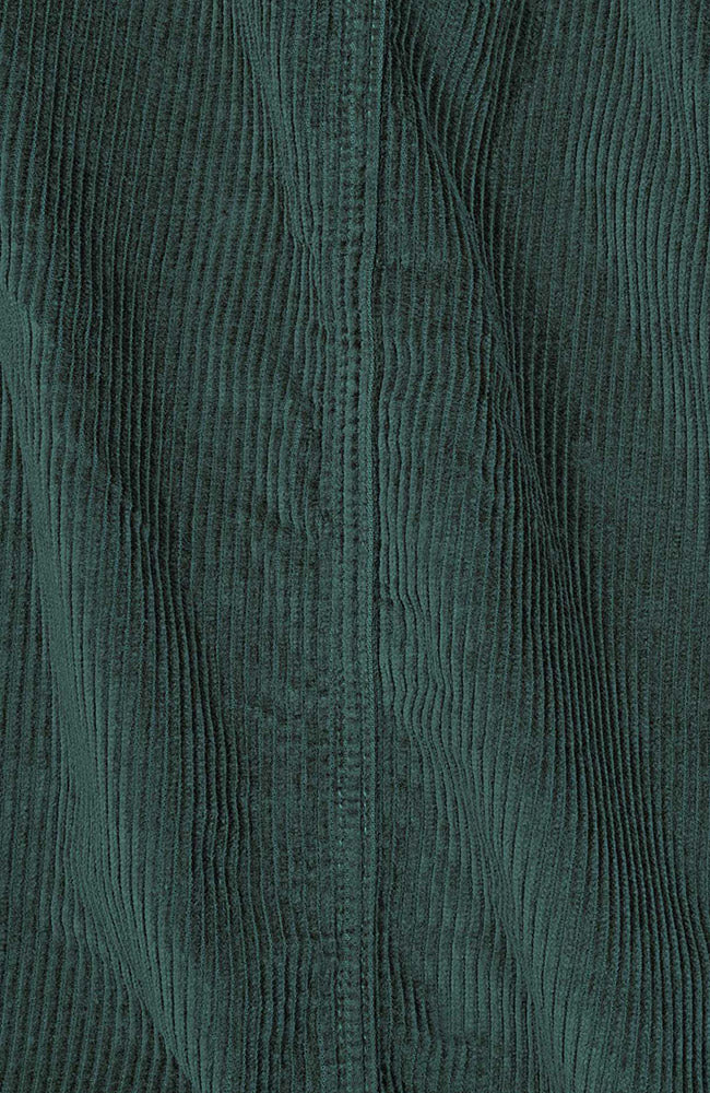 Kings of Indigo Ota cord jasje donkergroen 100% bio katoen voor dames | Sophie Stone