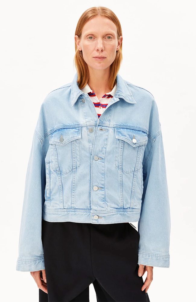 ARMEDANGELS Paasithe Jeansjacke blau aus Bio-Baumwolle für Damen | Sophie Stone