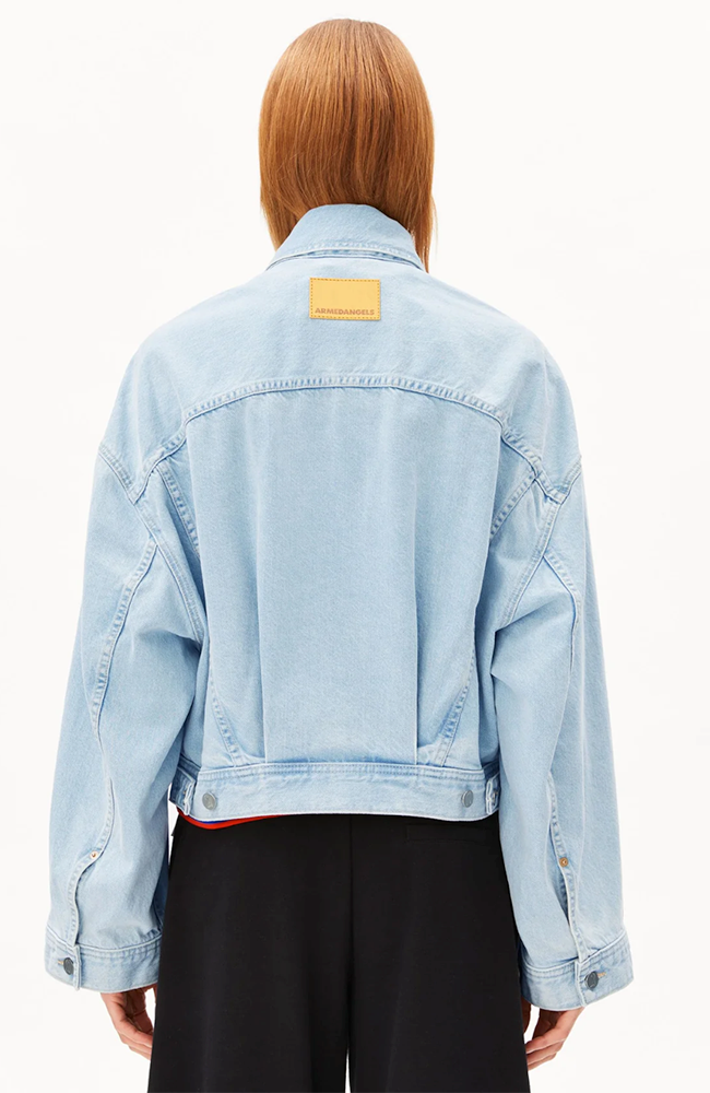 ARMEDANGELS Paasithe Jeansjacke blau Barrea aus Bio-Baumwolle für Damen | Sophie Stone
