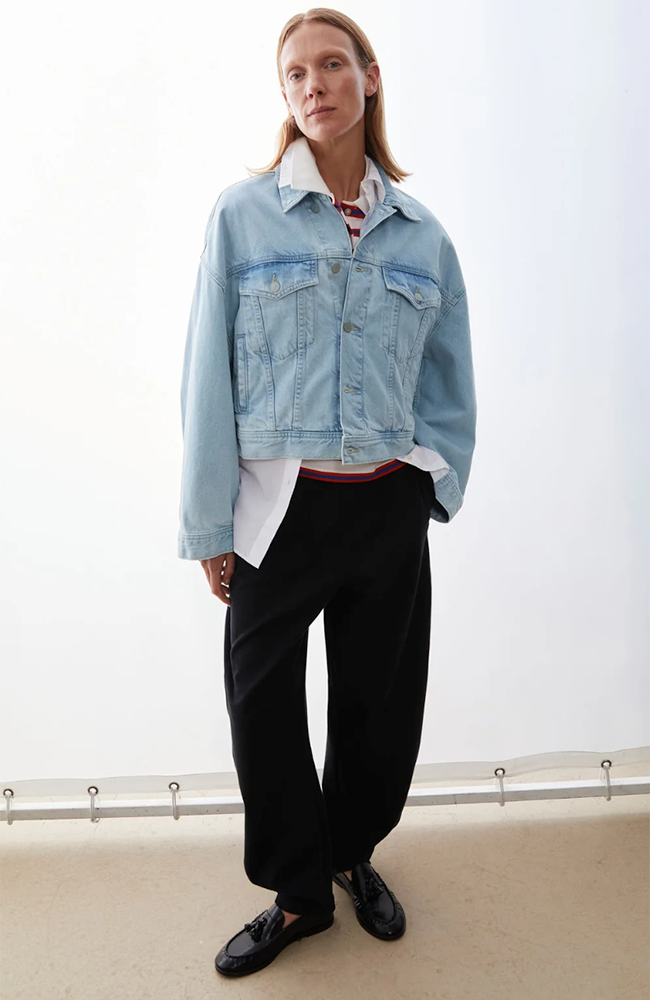 ARMEDANGELS Paasithe Jeansjacke blau Barrea aus Bio-Baumwolle für Damen | Sophie Stone