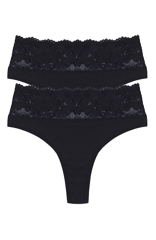 Underprotection 2er-Pack Menstruations-Strings, u. a. aus Bio-Baumwolle, für Damen | Sophie Stone