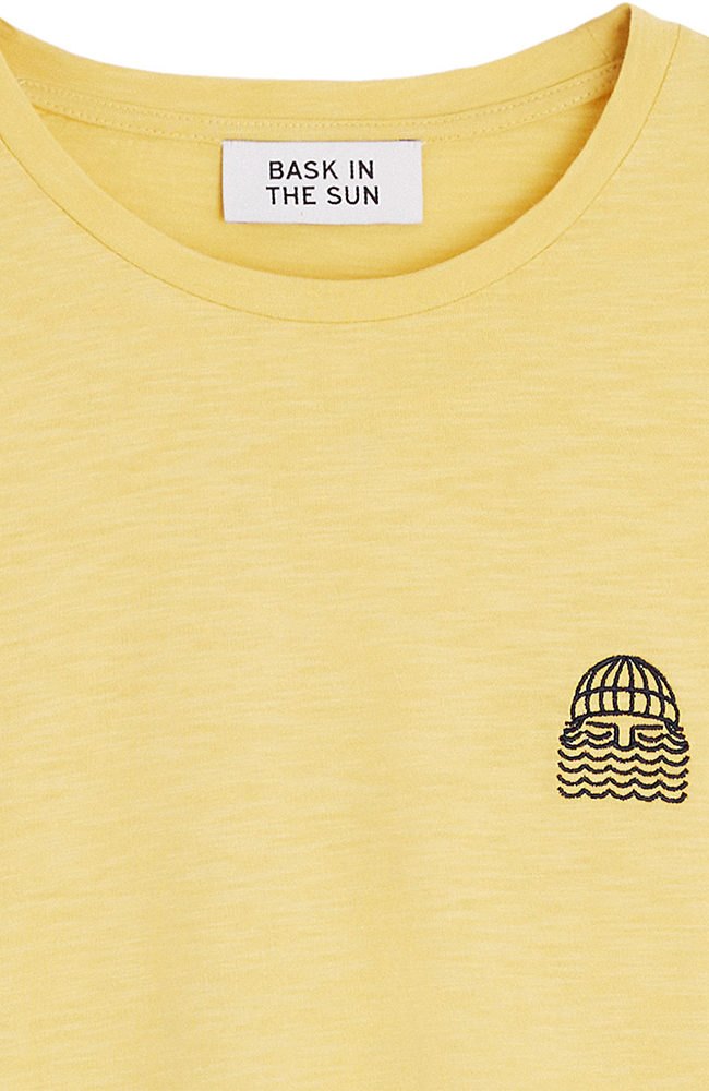 Bask in the Sun Mini to the Sea T-Shirt gelb aus Bio-Baumwolle für Herren | Sophie Stone