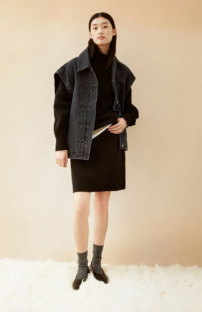 ARMEDANGELS mini skirt zwart voor dames | Sophie Stone