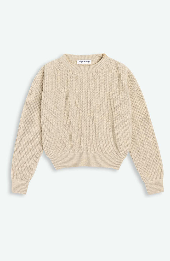 Kings of Indigo Silvia trui fog gerecyclede materialen voor dames | Sophie Stone